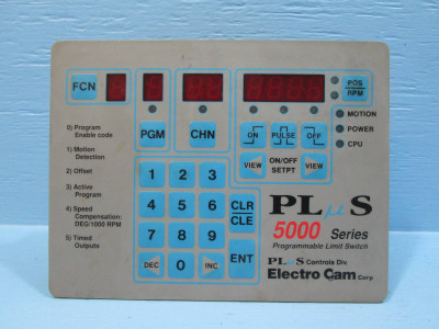 Electro Cam PS-5134-10-064 Plus Controls 5000 Series Programmable Limit Switch (NP1215-1)