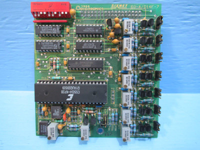 Sixnet 60-A/D14F-7 PLC CB367B Digitronics Six Net Module Circuit Board (PM1901-16)