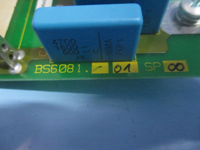 Refu Elektronik BS6081.01 SP00 Siemens Simovert Drive PLC Circuit Board BS6081 (TK1706-3)