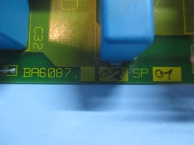 Refu Elektronik BA6087.02 SP01 Siemens Simovert Drive PLC Circuit Board BA6087 (TK1727-3)
