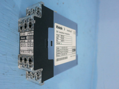 Image of Knick > IsoAmp 3310 A2 216.251 DC Isolation Amplifier PLC 24VDC 0-10V 3310A2