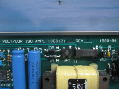 Fincor IMO 106012101-A Rev. A Volt / Cur ISO AMPL PLC Board 1900-84 1060121 (TK2035-5)