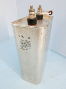 General Electric A26F6919 Dielektrol VII Capacitor 40uF 600VDC A26F6919S USA GE (PM2007-12)