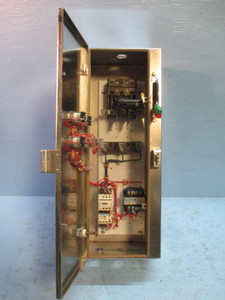 Stainless Sprecher Schuh 30A Fused Combination Box w/ Square D LC1-D09 Starter (TK2088-2)