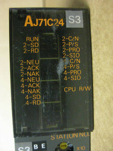 Mitsubishi AJ71C24 Melsec Computer Link Module PLC AJ71-C24 (EBI2826-1)