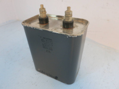 General Electric 26F6817FC Dielektrol Capacitor 40uF 10% 500VPK 10kHZ GE 26F6817 (PM2071-4)