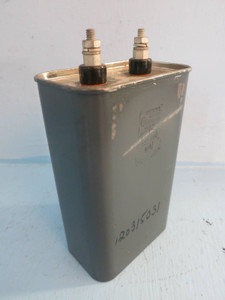 Image of General Electric A26F6919FC Dielektrol Capacitor 40uF 600VPK 10kHz A26F6919 GE