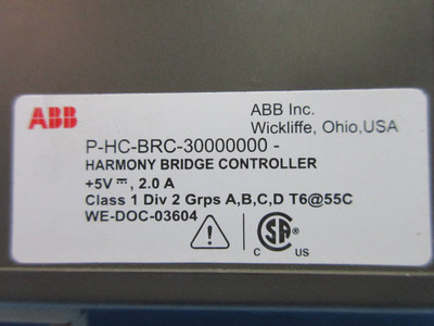 ABB Bailey P-HC-BRC-30000000 Symphony Harmony Bridge Controller 6644375T1 Infi90 (TK2234-7)
