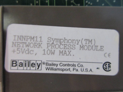 Bailey ABB INNPM11 Symphony Network Process Module Assy 6643386A2 Infi-90 PLC (TK2248-2)