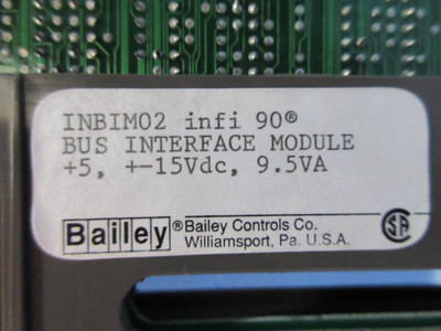 Bailey ABB INBIM02 infi-90 Bus Interface Module Assy 6631993A3 ABB Symphony (TK2269-2)