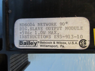 Bailey NDSO04 Network 90 Digital Slave Output Module 6636621A1 ABB Symphony (TK2315-2)