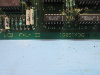 ABB LCB AXLM II Module Assy 1609C43G-01 PLC Board (TK2391-1)