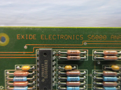 Exide Electronics 118302581 B S6000 Analog Board PLC 118-302-581 B Module (TK2419-1)
