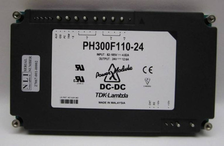 Image of TDK Lambda PH300F110-24 82-185V In 24V Out 12.6A DC-DC Converter