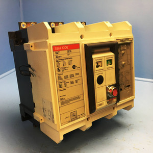 Image of Siemens SBH2012 SBH 1200 Amp LI Circuit Breaker 1200A Plug & Aux & UVR SBH2012F