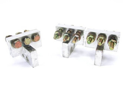 Image of Lot of 3 New Merlin Gerin MP12H1 Copper Lugs for Masterpact Breaker