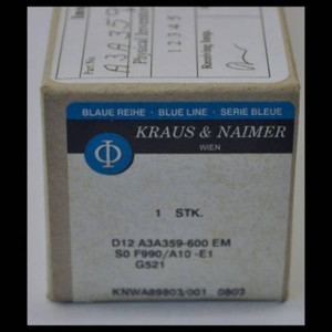 Image of New Kraus & Naimer D12 A3A359-600 EM Rotary Switch Handle and Plate NIB