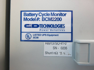 Digital Technologies BCM2200 Battery Cycle Monitor Display Digital Readout Blue (PM2569-4)