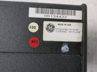 GE Fanuc IC660ELA100A Genius Analog In/Out PLC Module IC660ELA100-A Input Output (EBI1854-38)