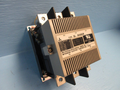 Mitsubishi SL-K400UR Motor Contactor 400 Amp 600V 300HP 200-240V Coil 3PH 400A (TK2586-1)