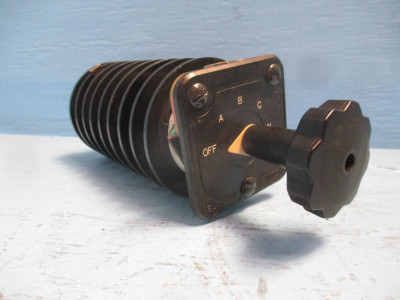 Image of Electroswitch 24308NK 20A 600V 4 Position Rotary Switch Series 24 flaw 24308 NK