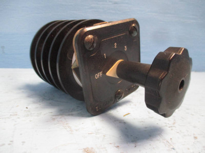 Image of Electroswitch 24904QE 20A 600V 4 Position Selector Rotary Switch Ser 24 24904 QE