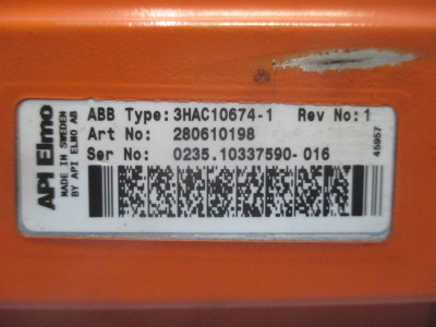 API Elmo 3HAC10674-1 AC Servo Motor ABB Robotics 3 HAC 10674 Rev 1 Tamagawa (DW0214-1)