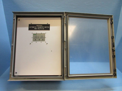 ASCO A300310491C 104 Amp 480V Series 300 Automatic Transfer Switch 3P 104A (TK2711-1)