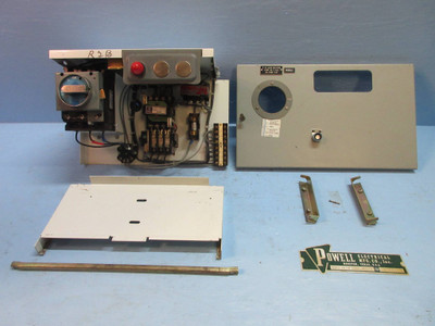 Image of GE Powell Size 1 Starter 25 Amp Breaker 12" Motor Control Center MCC Bucket 7700
