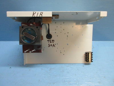 GE Powell 30 Amp Breaker Type 12" Motor Control Center MCC Feeder Bucket 7700 (TK2735-9)