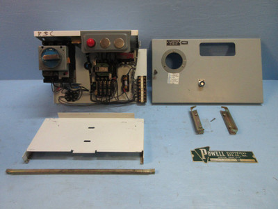 GE Powell Size 1 Starter 30 Amp Breaker 12" Motor Control Center MCC Bucket 7700 (TK2744-4)