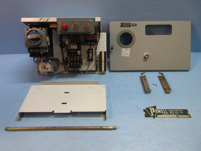 Image of GE Powell Size 1 Starter 10 Amp Breaker 12" Motor Control Center MCC Bucket 7700