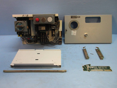 Image of GE Powell Size 2 Starter 50 Amp Breaker 12" Motor Control Center MCC Bucket 7700