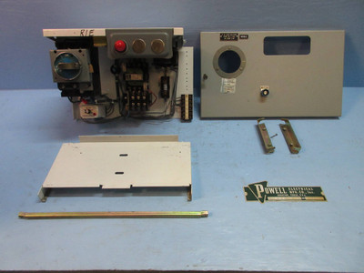 Image of GE Powell Size 1 Starter 3 Amp Breaker 12" Motor Control Center MCC Bucket 7700