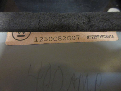 Westinghouse 1230C82G07 400 Amp Breaker Operating Mechanism Switch LB Type W (TK2820-2)