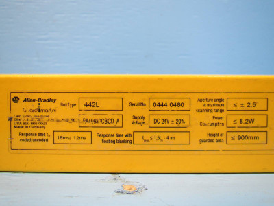 Allen Bradley GuardMaster 442L-RA40930CBCD Safety Light Curtain 900mm RA40930CBC (NP1766-1)