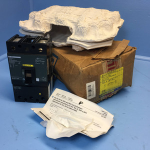 Image of NEW Square D KAL26100WB1253 100A Circuit Breaker Green w Aux & Alarm 100 Amp NIB