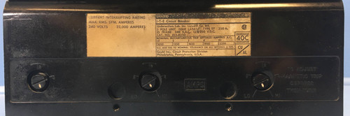 Gould I-T-E JD3B250 250A Circuit Breaker 240V Type ET 3P JD JD3-B250 ITE 250 Amp (EM2209-1)