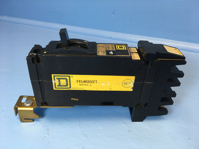 Square D I-Line FY14020CFT 20A Circuit Breaker Thick 277V 1 Pole 20 Amp FY14020C (EM2235-5)