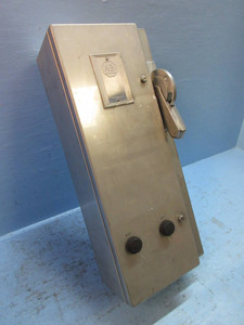 Image of Allen Bradley Stainless Size 1 Starter 30 Amp Breaker Combination Combo Box SS