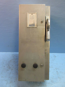 Allen Bradley Stainless Size 1 Starter 30 Amp Breaker Combination Combo Box SS (TK2973-1)