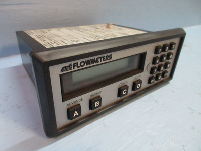 Image of Flowmeters Model 1880 Totalizer Screen and Keypad