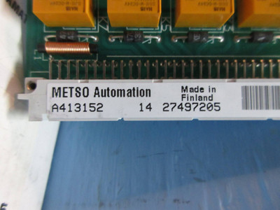 NEW Metso Automation Valmet BIU-82 Binary Input Module A413152 Model 14 BIU 8-2 (TK3070-1)