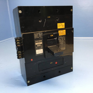 Image of Mitsubishi NF-SL3600 600A Circuit Breaker w/ Aux & Shunt NF-SL NFSL3600 600 Amp