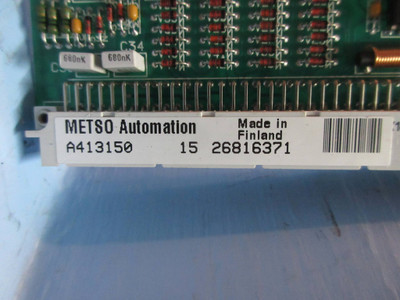 Metso Automation BOU-8 Binary Output Module A413150 Rev. 15 Neles Valmet BOU8 (TK3143-3)