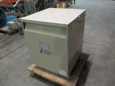 NEW Jefferson 45 kVA 460 Delta - 270 Delta 423-0001-801 Dry Type Transformer 3PH (DW0515-1)