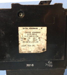 Eaton Heinemann GJ1P-Z95-5 175A Circuit Breaker DC Hz 65 Volts 1 Pole 175 Amp (EM2510-1)