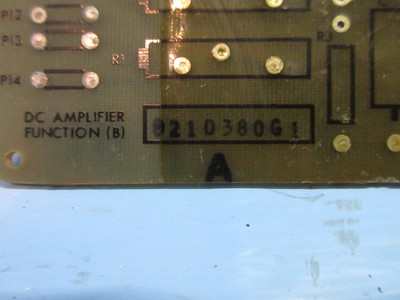 General Electric 821D380-G1 Rev. A DC Amplifier Function Board PLC GE 821D380-G1 (TK3291-1)