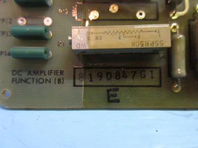 General Electric 819D847-G1 Rev. E DC Amplifier Function Board PLC GE 819D847-G1 (TK3292-1)