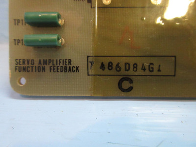 General Electric 7486D84-G1 Rev. C Servo Amplifier Function Feedback Board PLC (TK3303-1)